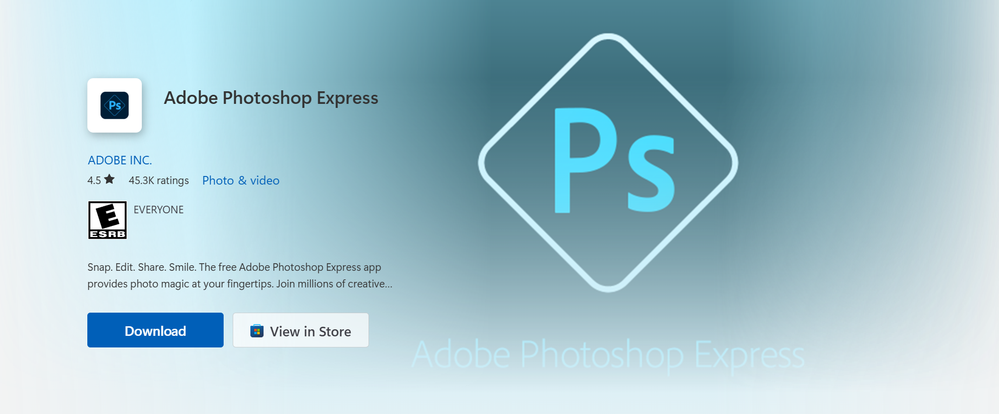 Interface d'Adobe Photoshop montrant l'outil de floutage pour des photos